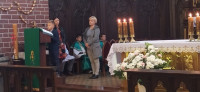 08.10.2023 r. Poświęcenie różańców dzieciom komunijnym przygotowującym się do I Komunii Św.