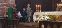 08.10.2023 r. Poświęcenie różańców dzieciom komunijnym przygotowującym się do I Komunii Św.