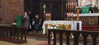 19.11.2023 r.  Poświęcenie książeczek dla dzieci przygotowujących się do przyjęcia I Komunii Świętej