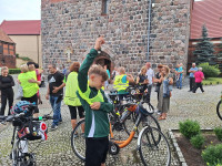 30.06.2024 r.  - Msza Św. na pożegnanie pielgrzymów XVIII Rowerowej Pielgrzymki z Mieszkowic do Częstochowy