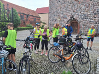 30.06.2024 r.  - Msza Św. na pożegnanie pielgrzymów XVIII Rowerowej Pielgrzymki z Mieszkowic do Częstochowy