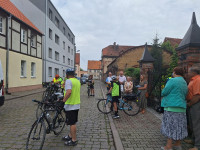 30.06.2024 r.  - Msza Św. na pożegnanie pielgrzymów XVIII Rowerowej Pielgrzymki z Mieszkowic do Częstochowy