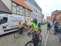 30.06.2024 r.  - Msza Św. na pożegnanie pielgrzymów XVIII Rowerowej Pielgrzymki z Mieszkowic do Częstochowy