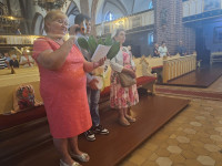 25 lipca 2024 r.  7 rocznica święceń kapłańskich ks.  wikariusza Dawida Lewandowskiego