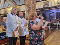 25.07.2025 r.  8 Rocznica Święceń kapłańskich ks. Dawida i poświęcenie pojazdów