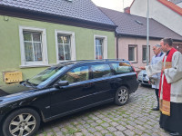 25.07.2025 r.  8 Rocznica Święceń kapłańskich ks. Dawida i poświęcenie pojazdów