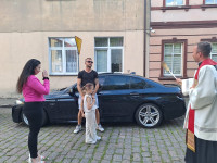 25.07.2025 r.  8 Rocznica Święceń kapłańskich ks. Dawida i poświęcenie pojazdów
