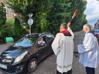 25.07.2025 r.  8 Rocznica Święceń kapłańskich ks. Dawida i poświęcenie pojazdów