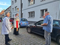 25.07.2025 r.  8 Rocznica Święceń kapłańskich ks. Dawida i poświęcenie pojazdów