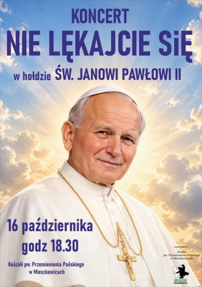 16.10.2026 r. Koncert Papieski